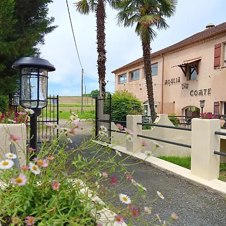 Bed and Breakfast Le Moulin Du Comte Bourrouillan Exterior foto